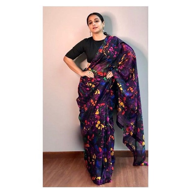 সবুজ শাড়িতে বিদ্যা বলনকে অনবদ্য লাগছে ৷ ছবি সৌজন্যে ইনস্টাগ্রাম ৷