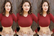 ক্রপটপ-নাভির নীচে প্যান্ট, তনুশ্রী দত্তের শরীর থেকে ঝরে পড়ছে উষ্ণতা