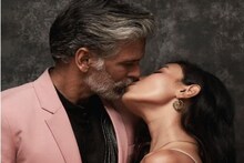 Milind Soman: ২৫ বছরের ছোট স্ত্রীর ঠোঁটে প্রকাশ্যে চুমু খেলেন মিলিন্দ !