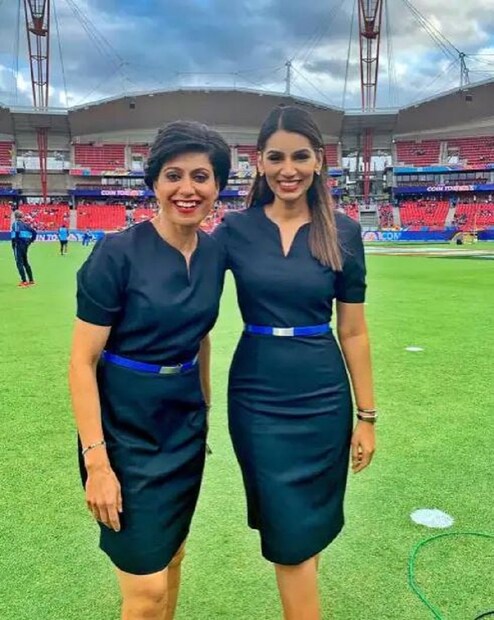 ২০১৯ বিশ্বকাপেও তাঁকে অনুষ্ঠান সঞ্চালনার দায়িত্বভার সামলেছেন৷ Photo Credit: Instagram)