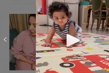 খিলখিলিয়ে হাসি,গুটিগুটি পায়ে প্রথম হামাগুড়ি...ইউভানের আদুরে ভিডিও শেয়ার শুভশ্রীর