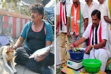 সব্জি বিক্রি করে, নোংরা কাপড় কেচে, ধোসা বানিয়ে ভোট চাইছেন প্রার্থী!