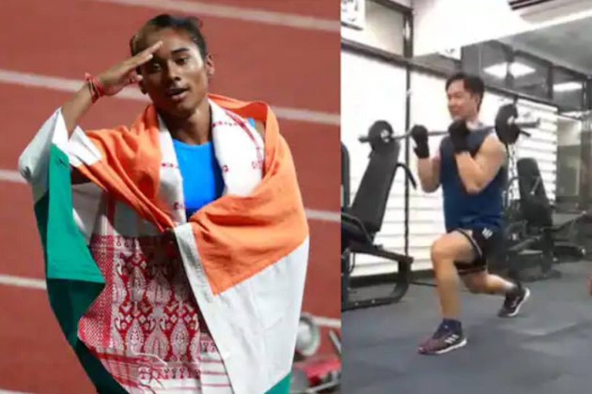 দেশের ক্রীড়ামন্ত্রী ফিট না হলে চলে! Kiren Rijiju-র পরিশ্রম দেখে স্যালুট হিমা দাসের