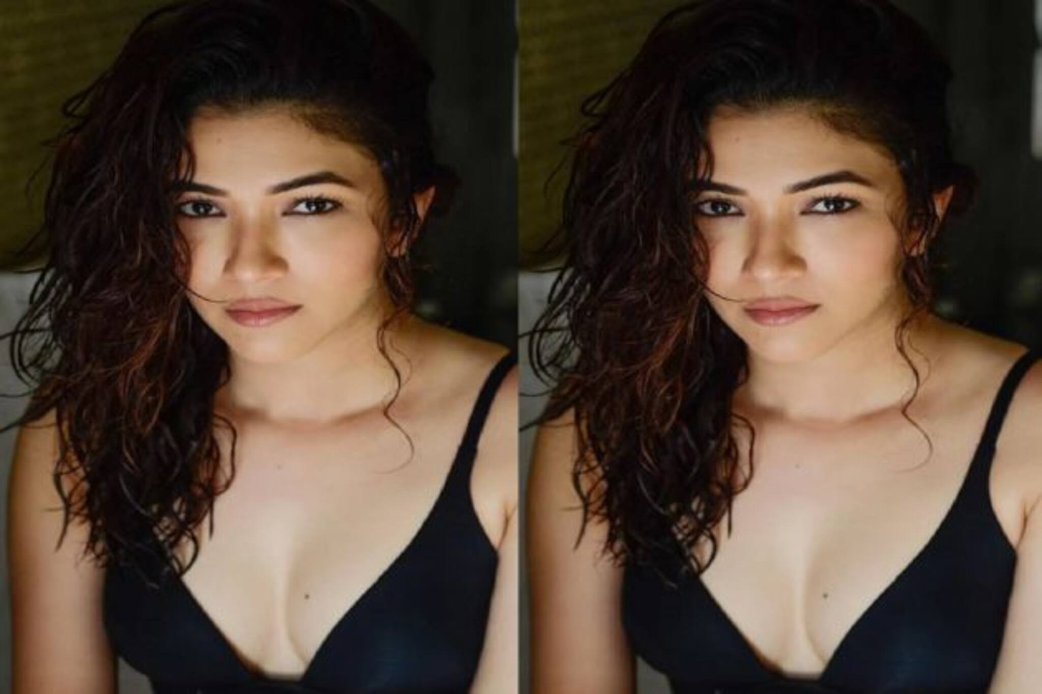 Riddhima Pandit: বাঁ কাঁধ খোলা, হাঁটুর উপরে পোশাক, শরীরের সঙ্গে মিশে থাকা সাঁতারের পোশাক তোলে বারেবারে ঝড়