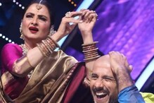 বিশালের টাকে তবলার বোল তুললেন রেখা!গানের সঙ্গে জুতসই বাজনায় হাসির রোল উঠল মঞ্চে বিশালের টাকে তবলার বোল তুললেন রেখা!গানের সঙ্গে জুতসই বাজনায় হাসির রোল উঠল মঞ্চে