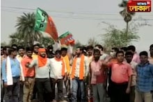 ঐশী ঘোষের প্রচারে জয় শ্রীরাম ধ্বনি