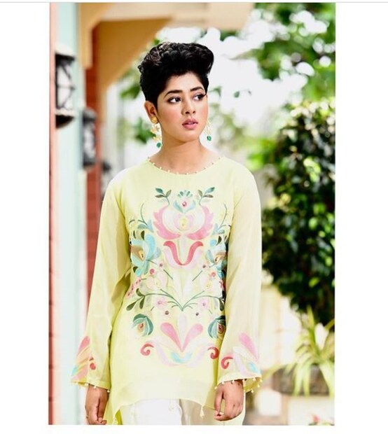 নজর কেড়েছে দিতিপ্রিয়ার সাজ। মোহময়ী রূপে ধরা দিলেন মিষ্টি নায়িকা। 