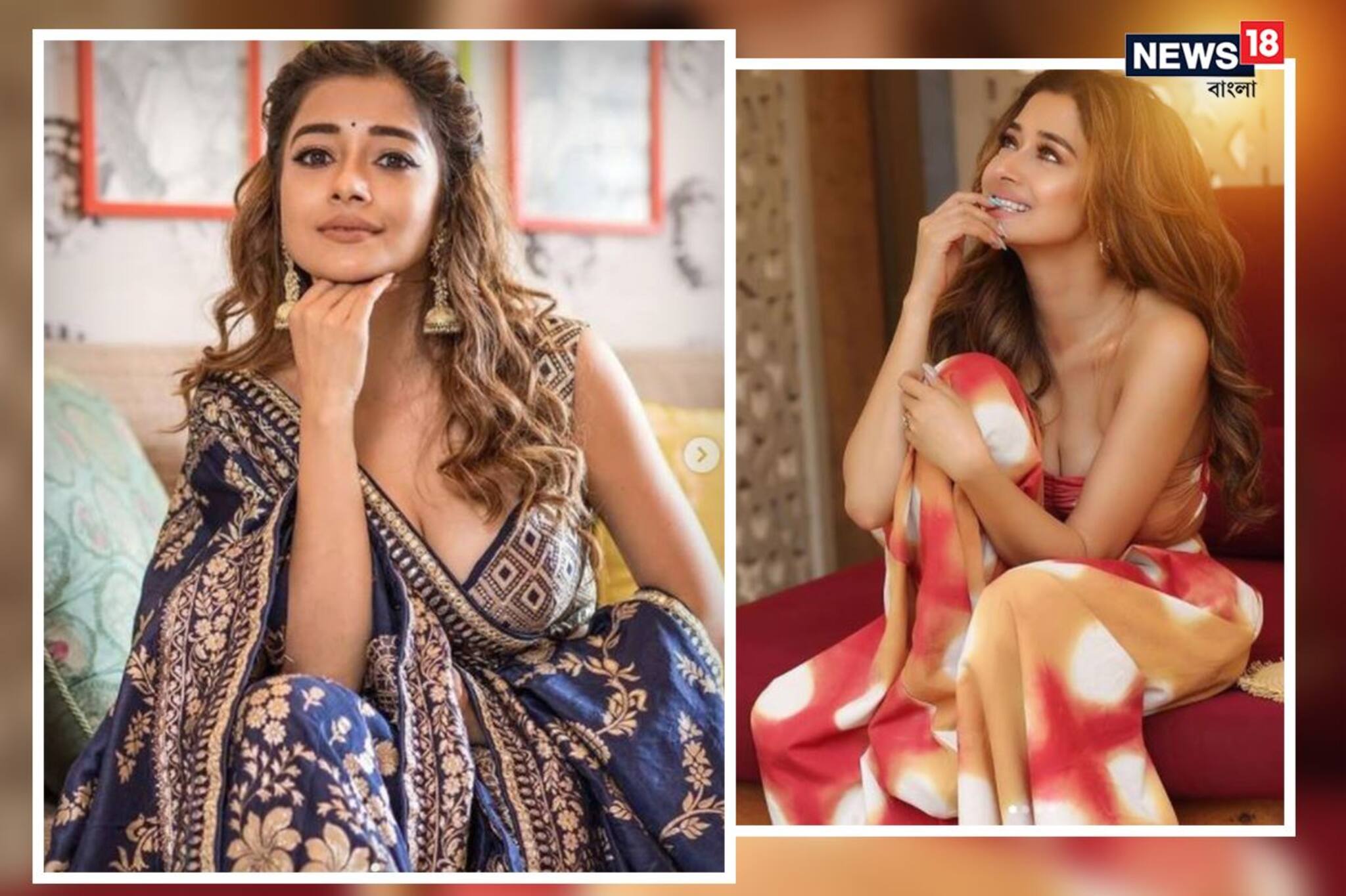 আলুলায়িত কেশরাশিতে শোভা পাচ্ছে লাল জবা ফুল, পরণে কালো বিকিনি, তুফানি টিনার ছবি