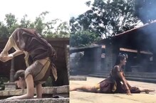 শাড়িতেই জিমনাস্টিক স্টেপস করে নেটদুনিয়ায় ঝড় তুললেন দক্ষিণ ভারতের নৃত্যশিল্পী শাড়িতেই জিমনাস্টিক স্টেপস করে নেটদুনিয়ায় ঝড় তুললেন দক্ষিণ ভারতের নৃত্যশিল্পী