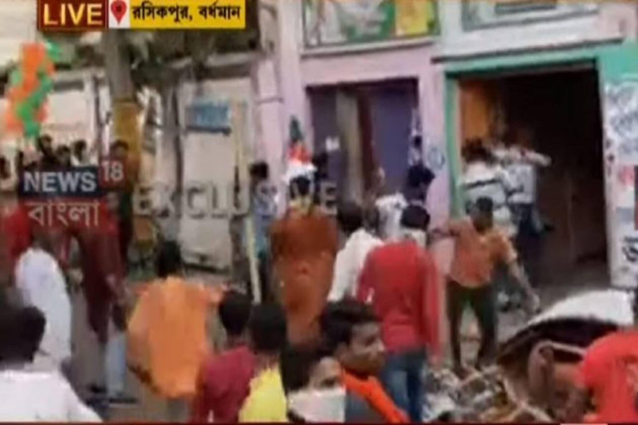 বর্ধমানে ধুন্ধুমার, দিলীপ ঘোষের রোড শো ঘিরে উত্তেজনা, দেখুন ভিডিও