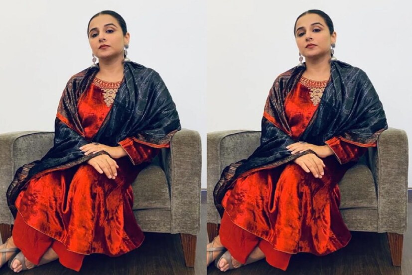 ভেলভেট স্যুটে সবার নজর কেড়েছেন বিদ্যা বলন (Vidya Balan) ৷ ছবি সৌজন্যে Instagram.