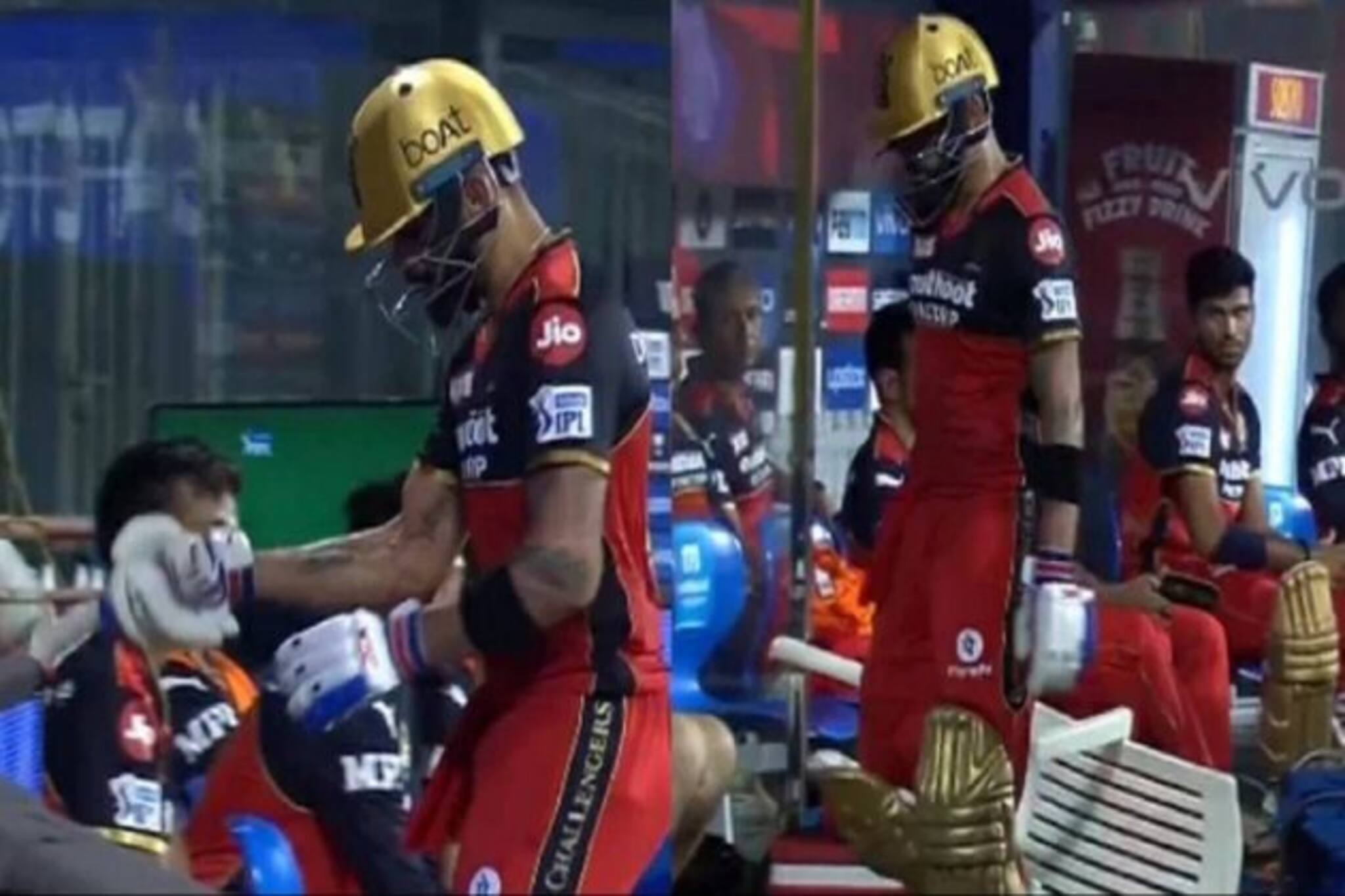 IPL 2021: ‘রেগে আগুন, তেলে বেগুন’ বিরাট ঠিক কী করলেন মাঠেই, দেখুন ভিডিও