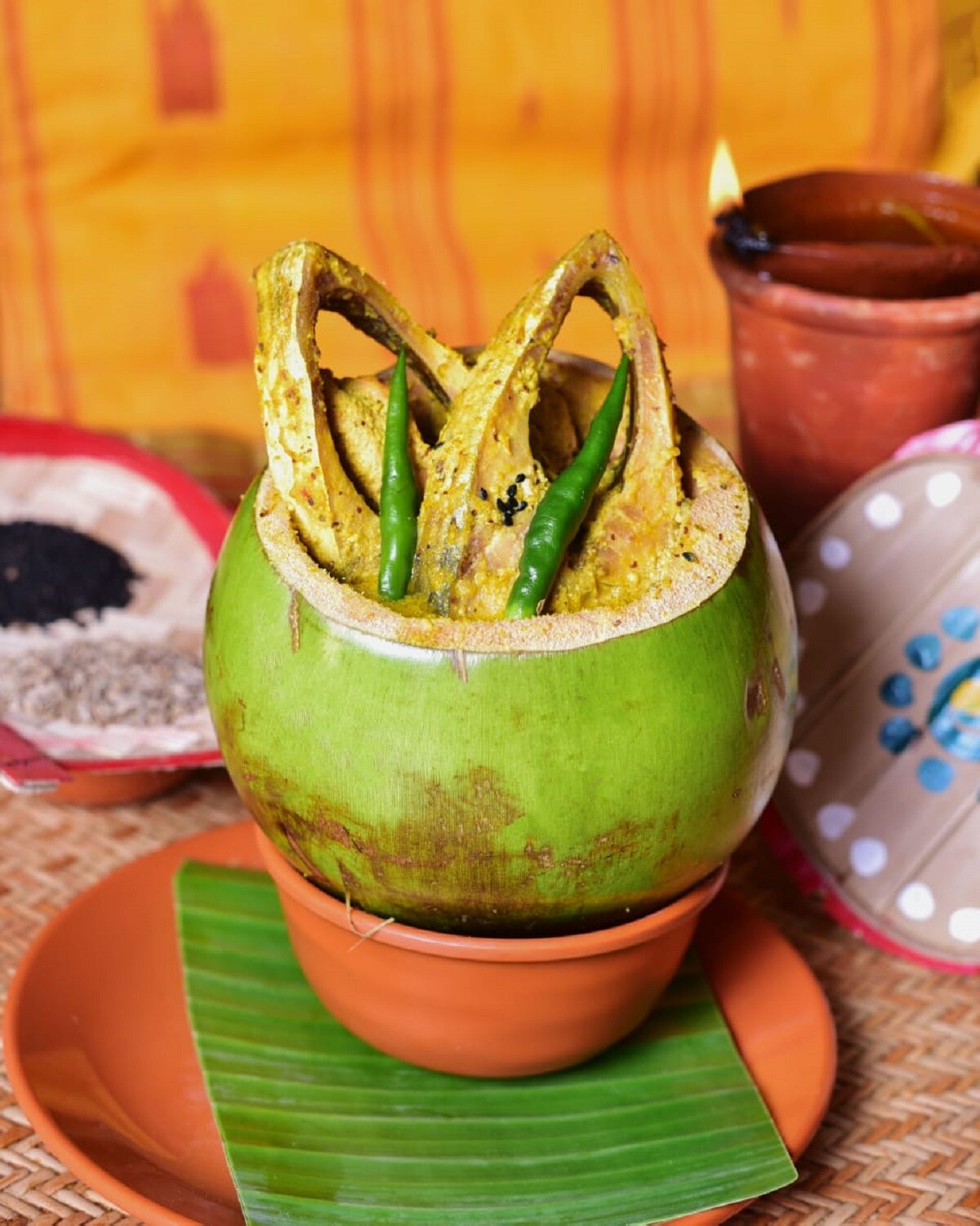 •৩ এপ্রিল থেকে শুরু হয়ে গিয়েছে এই বিশেষ মেনু৷ যাকে পয়লা বৈশাখ স্পেশ্যাল থালি নাম দেওয়া হয়েছে৷ এক পাতেই মাছ, মাংস সহ নানা ধরনের সুস্বাদু পদ থাকছে এই থালিতে৷ •৩ এপ্রিল থেকে শুরু হয়ে গিয়েছে এই বিশেষ মেনু৷ যাকে পয়লা বৈশাখ স্পেশ্যাল থালি নাম দেওয়া হয়েছে৷ এক পাতেই মাছ, মাংস সহ নানা ধরনের সুস্বাদু পদ থাকছে এই থালিতে৷