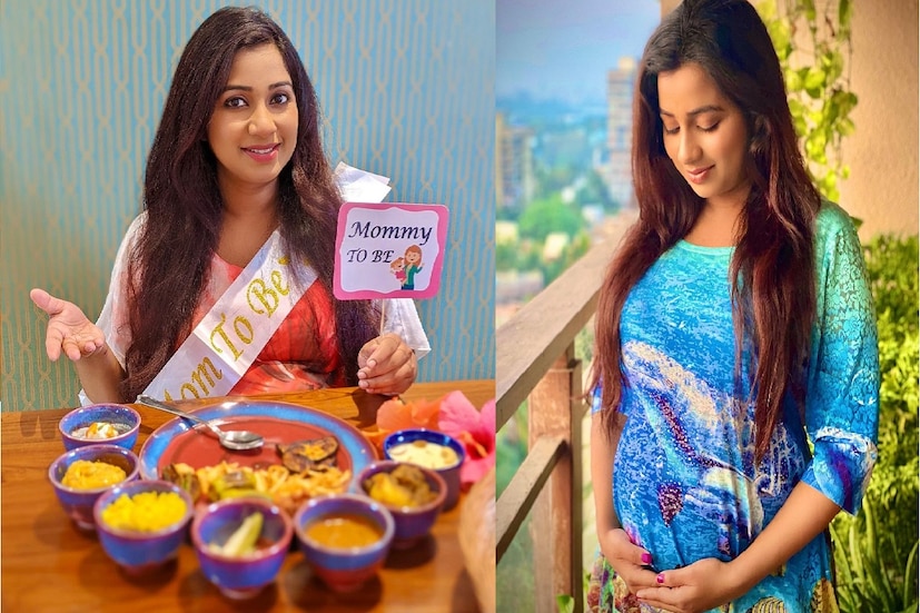 *গত মাসের শুরুতেই সুখবর এসেছিল। বেবি বাম্পের ছবি শেয়ার করে বলিউডের খ্যাতনামা সঙ্গীত শিল্পী শ্রেয়া ঘোষাল (Shreya Ghoshal) জানিয়েছিলেন, মা হতে চলেছেন তিনি। তারপর থেকেই সকলে অধীর আগ্রহে অপেক্ষা করছেন ‘শ্রেয়াদিত‍্য’র জন্য। ছবিঃ ইনস্টাগ্রাম। 