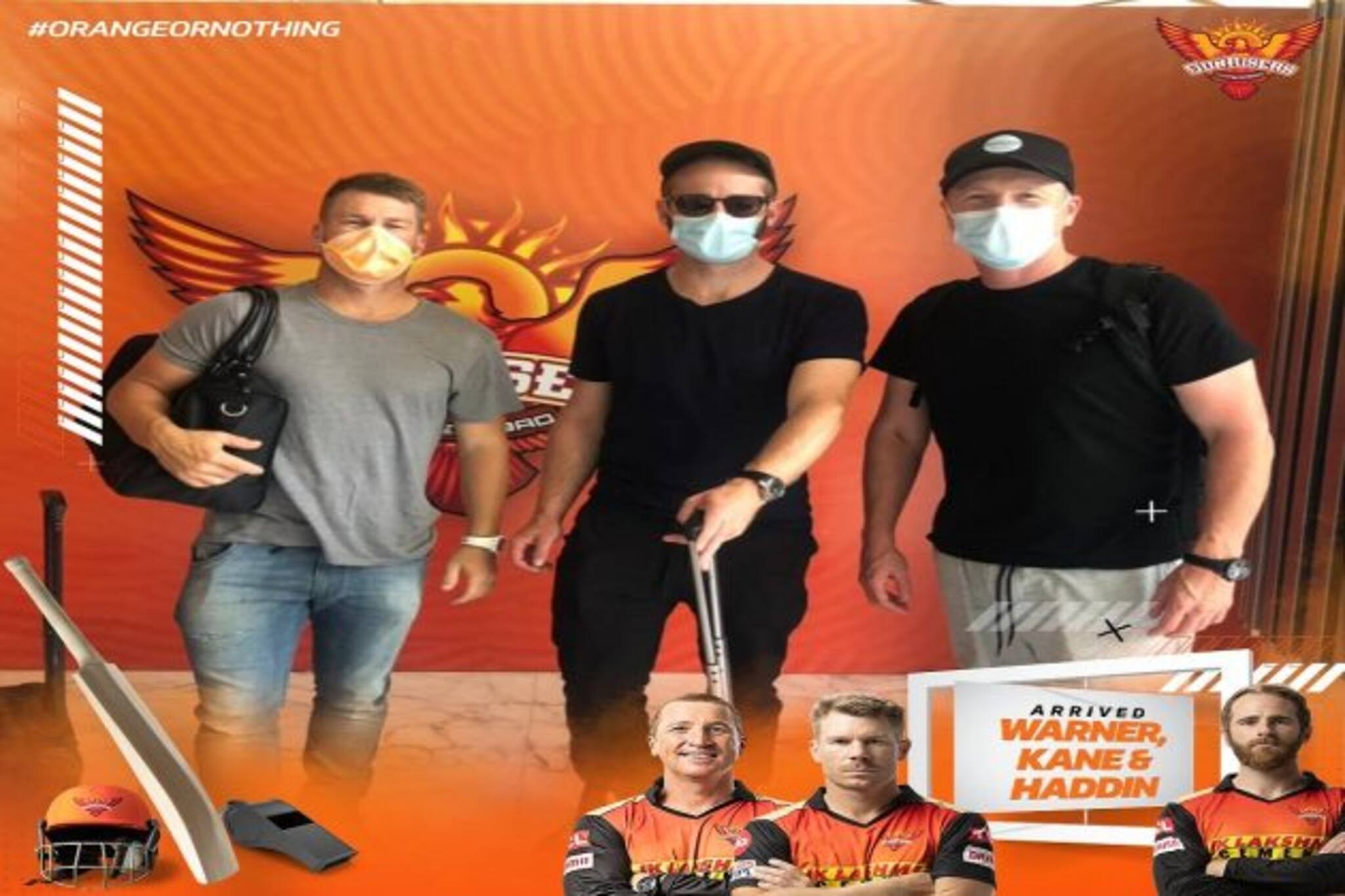 IPL 2021: ভারতে পৌঁছে গেলেন ওয়ার্নার, উইলিয়ামসন