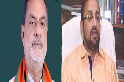কাশিপুর-বেল্গাছিয়া কেন্দ্রের তৃণমূল এবমগ বিজেপি প্রার্থী অতীন ঘোষ-শিবাজি সিংহ রায়। ফাইল ছবি। 