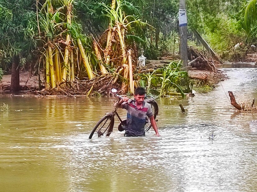  সৈকত বরাবর অধিকাংশ জায়গায় যত দূর চোখ যায় রাশি রাশি কালো পাথর পড়ে রয়েছে। শুধু ওল্ড দিঘাই নয়, নিউ দিঘারও প্রায় এমনই অবস্থা ৷