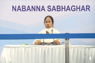 নবান্নে মমতা বন্দ্যোপাধ্যায়ের বৈঠক। 