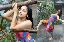 Cyclone Tauktae: ঘূণিঝড়ে উপড়ে যাওয়া গাছ জড়িয়ে নাচছেন নায়িকা, Viral ভিডিও Cyclone Tauktae: ঘূণিঝড়ে উপড়ে যাওয়া গাছ জড়িয়ে নাচছেন নায়িকা, Viral ভিডিও