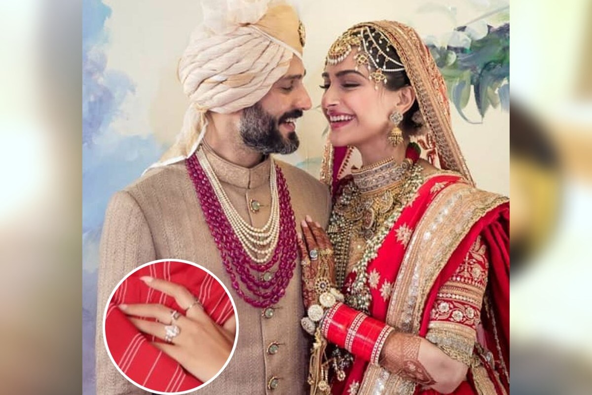 সোনম কাপুর- সোনমের বিয়ে হয়েছে লন্ডনের ব্যবসায়ী আনন্দ আহুজার সঙ্গে। সোনমের বিয়ের আংটির দাম ৯০ লক্ষ টাকা। সোনম কাপুর- সোনমের বিয়ে হয়েছে লন্ডনের ব্যবসায়ী আনন্দ আহুজার সঙ্গে। সোনমের বিয়ের আংটির দাম ৯০ লক্ষ টাকা।