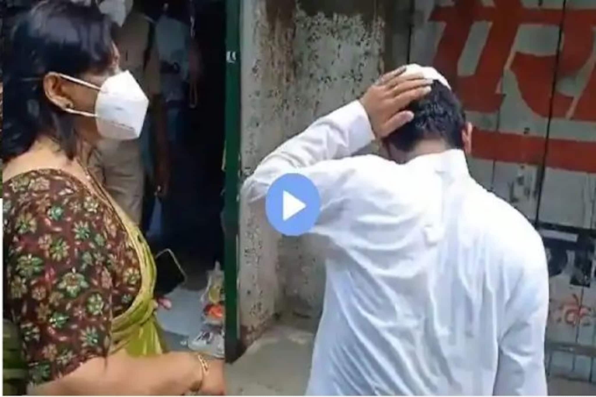 Viral video: লকডাউনে জুতোর দোকান খোলা কেন? ব্যবসায়ীকে সপাটে চড় কষালেন এডিএম!