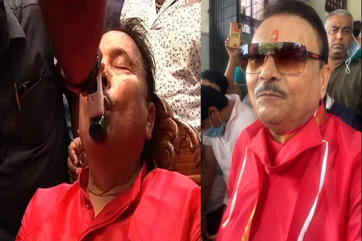 *খোশমেজাজে SSKM হাসপাতাল থেকে বেরিয়েছিলেন। বাড়ি ফেরার আগে হাসপাতাল চত্বরেই ফেসবুক লাইভ করেন। গেয়েছিলেন গান। কিন্তু কিছুক্ষণ পরেই অসুস্থ হয়ে পড়লেন কামারহাটির বিধায়ক মদন মিত্র। বাড়ি যাওয়ার আগেই অসুস্থ হয়ে পড়েন তিনি। সংগৃহীত ছবি। *খোশমেজাজে SSKM হাসপাতাল থেকে বেরিয়েছিলেন। বাড়ি ফেরার আগে হাসপাতাল চত্বরেই ফেসবুক লাইভ করেন। গেয়েছিলেন গান। কিন্তু কিছুক্ষণ পরেই অসুস্থ হয়ে পড়লেন কামারহাটির বিধায়ক মদন মিত্র। বাড়ি যাওয়ার আগেই অসুস্থ হয়ে পড়েন তিনি। সংগৃহীত ছবি।