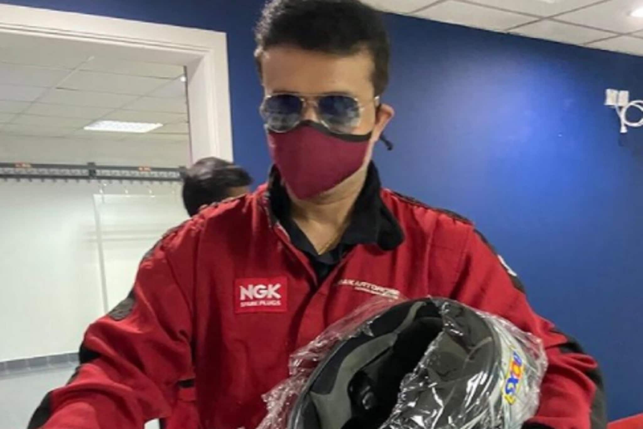 Sourav Ganguly: রেসিং কার-এ মজেছেন সৌরভ, সহ্য করতে হল নীতি পুলিশিও