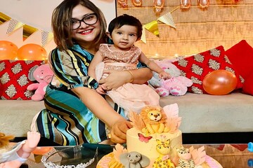 মেয়ে কিয়ার ২ বছরের জন্মদিন যেভাবে পালন করলেন অভিনেত্রী কনীনিকা, রইল ছবি