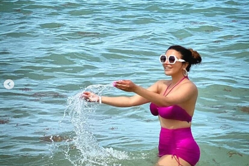 Shama Sikander বলিউডের জনপ্রিয় অভিনেত্রী। শ্যামার রূপের জাদুতে গোটা বলিপাড়া উত্তাল। photo source Instagram 