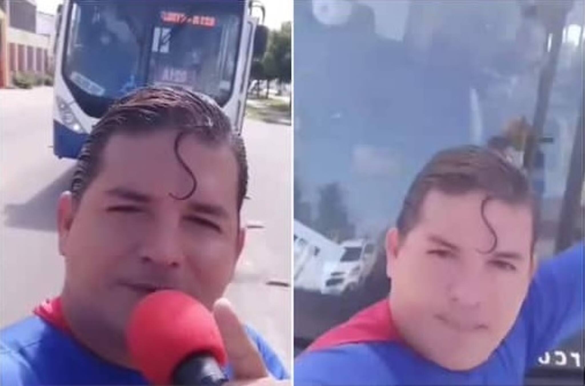 দিনেরবেলায় প্রকাশ্য রাস্তায় বাস থামাতে গিয়ে জোর ধাক্কা খেলেন স্বয়ং সুপারম্যান