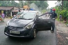 করোনা আক্রান্তদের বাড়ির পাশাপাশি রাস্তায় দাঁড়িয়ে গাড়িও স্যানিটাইজ করে নজির