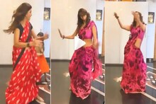 নাভিতে গাঁথা মূল্যবান গয়না, কোমরের দোলায় সোশ্যাল মিডিয়া মাত করলেন নায়িকা