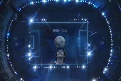 diego maradona gets a tribute at argentina's copa america match 