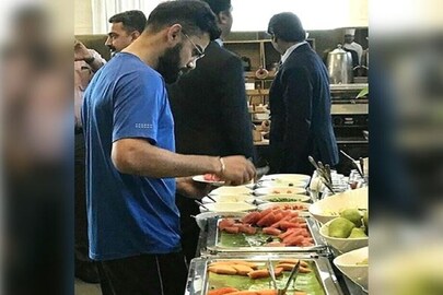Virat Kohli eats eggs- Photo- File 