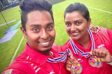 স্বামী-স্ত্রীর অসাধারণ সাফল্য, তিরন্দাজি বিশ্বকাপে সোনা জয় দীপিকা-অতনুর