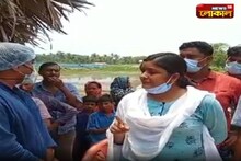 নন্দীগ্রামে ত্রাণ নিয়ে মানুষের পাশে দাঁড়ালেন মীনাক্ষী মুখোপাধ্যায়