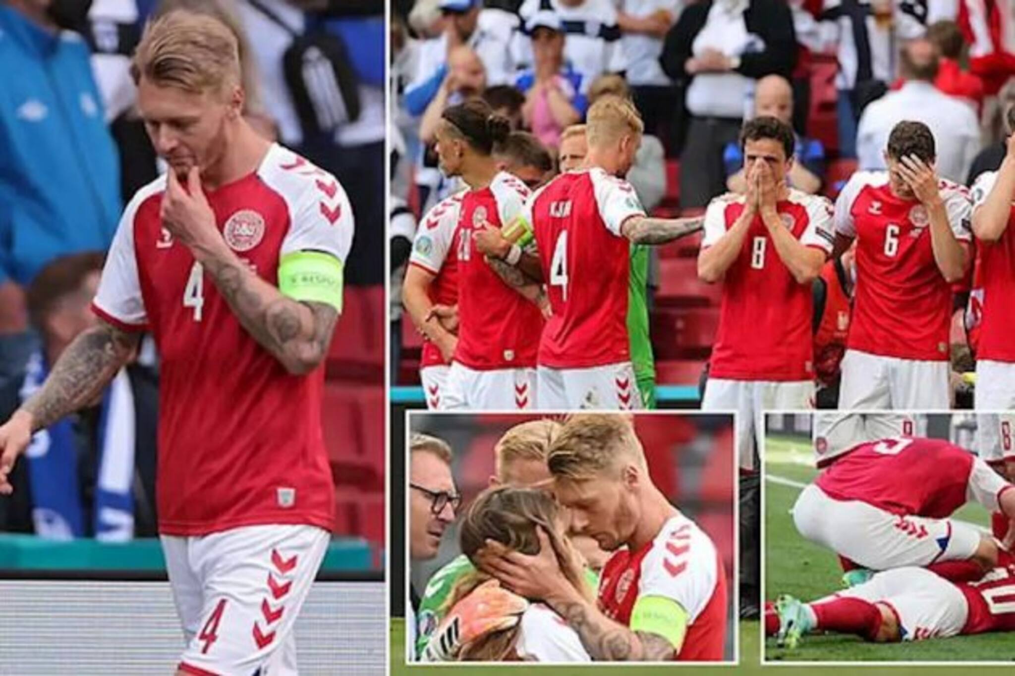 Euro 2020: Christian Eriksen-কে বাঁচিয়ে দিল তাঁর উপস্থিত বুদ্ধি! ক্যাপ্টেন সিমন 'সুপারহিরো'