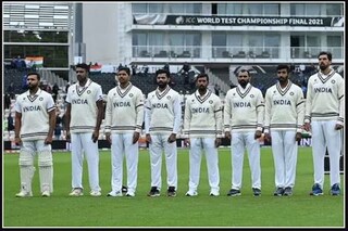Indian Cricket Team playing by wearing black band in arms- Photo Courtesy- Indian Team/ Instagram 