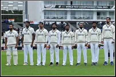 Indian Cricket Team playing by wearing black band in arms- Photo Courtesy- Indian Team/ Instagram 