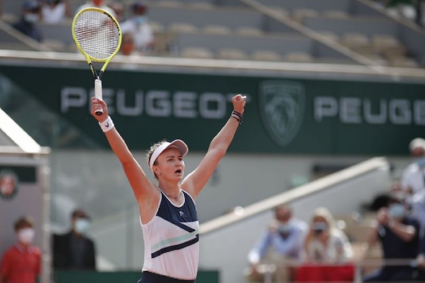 বারবরা ও অ্যানাস্তাসিয়া, দুজনই প্রথমবার ফরাসী ওপেনের ফাইনালে উঠেছিলেন। শেষ হাসি হাসলেন বারবরা।