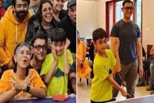 বিয়ে ভাঙলেও একসঙ্গে, ছেলে আজাদকে নিয়ে টেবিল-টেনিসে মগ্ন আমির-কিরণ!