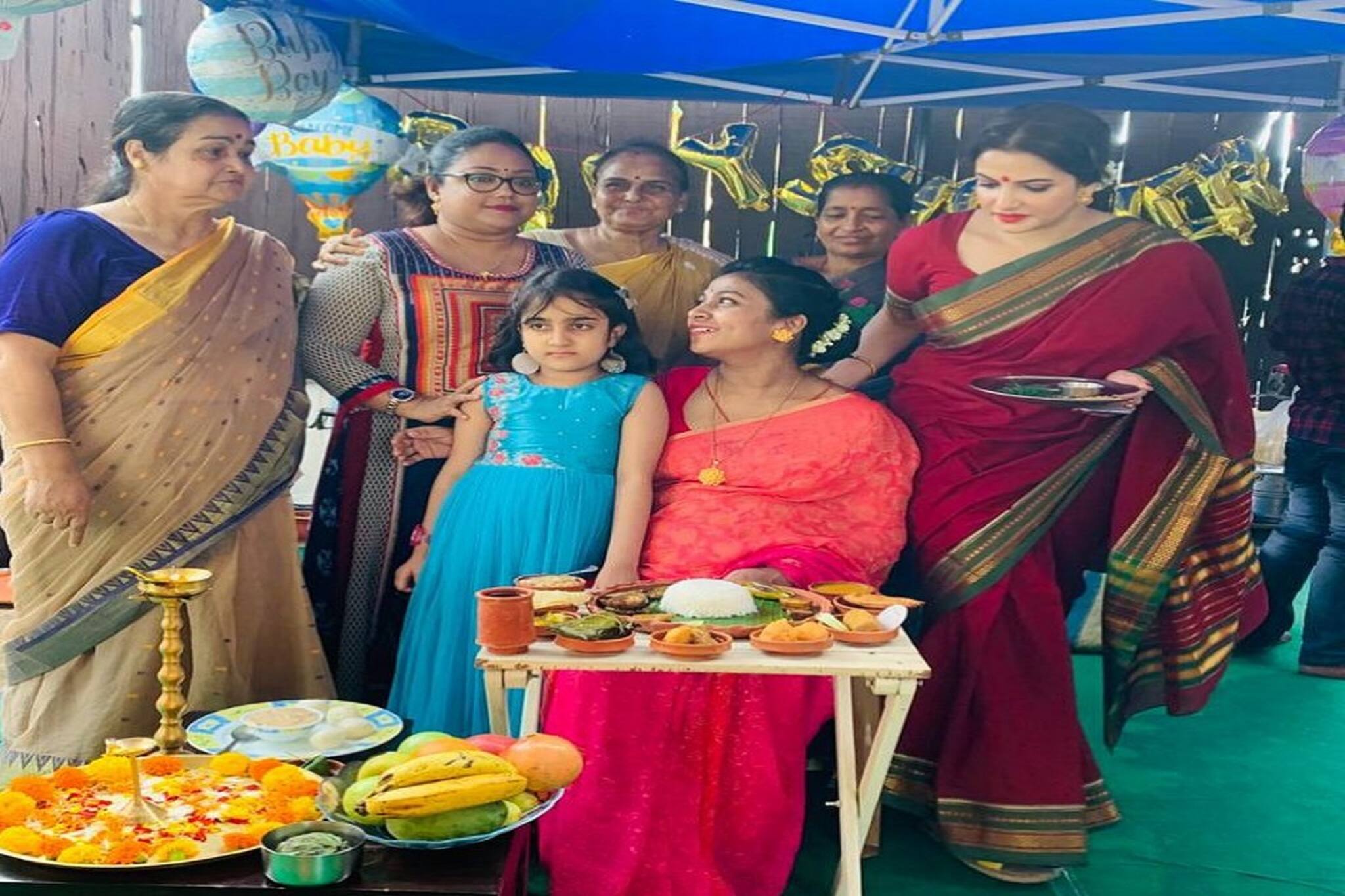 Tanusree Chakraborty: পরিবারে আসছে নতুন অতিথি, ঘরোয়া আয়োজনে শুভশ্রী’কে সাধ খাওয়ালেন তনুশ্রী!