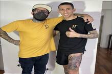 ঐতিহাসিক মুহূর্ত স্মরণ করে রাখতে নিজের পায়ে কোপার আদলে ট্যাটু ডি মারিয়ার ঐতিহাসিক মুহূর্ত স্মরণ করে রাখতে নিজের পায়ে কোপার আদলে ট্যাটু ডি মারিয়ার