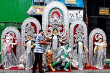 কুমোরটুলি থেকে সান ফ্রান্সিসকোর পথে ‘সবথেকে বড়’ দুর্গা'...