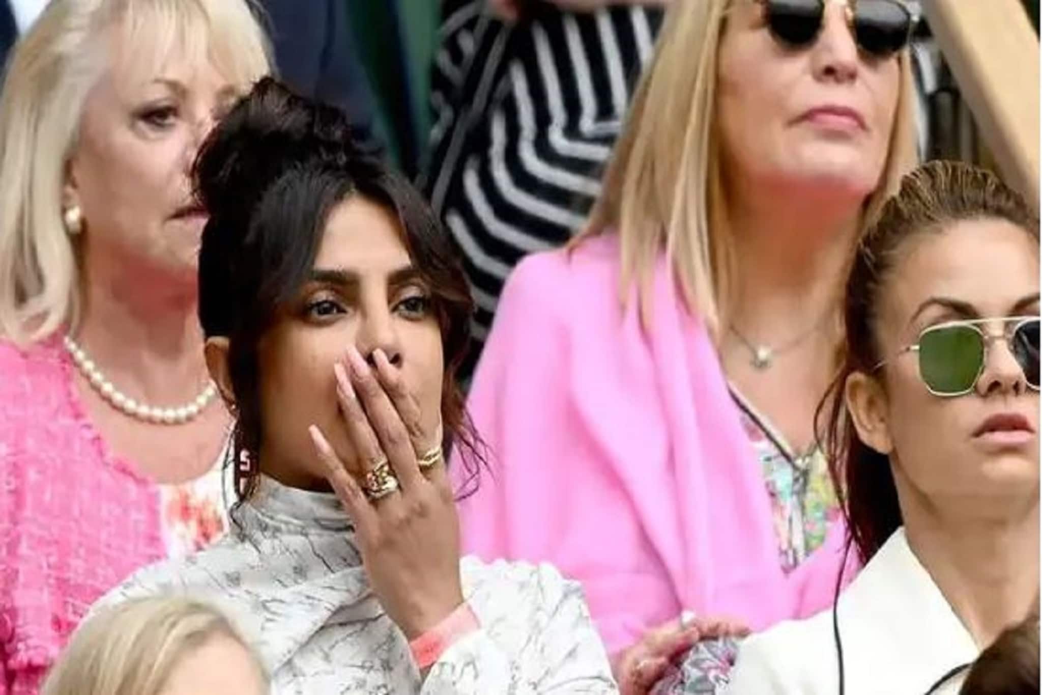 উইম্বলডন ফাইনালে প্রিয়াঙ্কা চোপড়া, গ্যালারিতে পেলেন টম ক্রুজ-প্রিন্স উইলিয়ামকে!