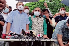 পেগাসাস নিয়ে সংসদে কণ্ঠরোধ, বাইরেই ঝড় তুললেন রাহুলরা...