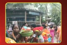 করোনা থেকে মুক্তি পেতে বিপত্তারিণী পুজার লম্বা লাইন