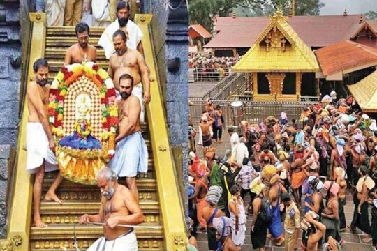 ৫ দিনের জন্য খুলল শবরীমালা মন্দির। ফাইল ছবি।