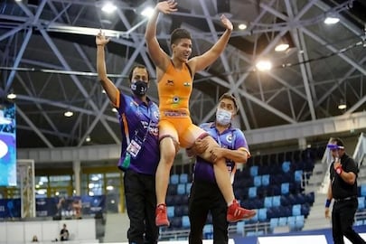 Know Priya Malik who won gold medal in World Wrestling Championship- Photo-Twitter 
