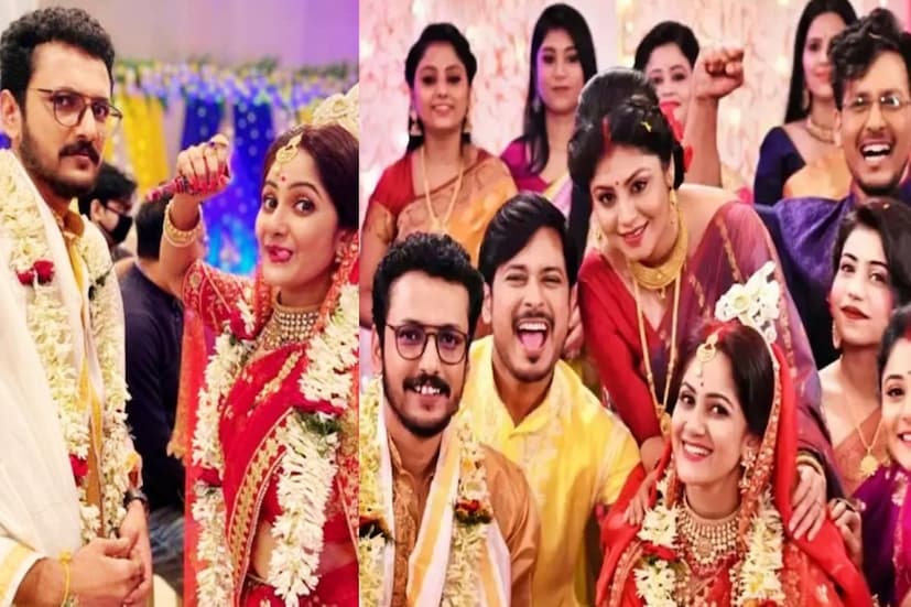 *হিন্দি ও তামিল ভাষাতে তৈরি হতে চলেছে ‘খড়কুটো'। সৌজন্য-গুনগুনের প্রেমের গল্প এখন বাংলার দর্শকদের ঘরে ঘরে। অভিনেতা  কৌশিক রায় (Koushik Roy) এবং অভিনেত্রী তৃণার সাহার (Trina Saha) জুটিকে এ বার দেখতে পাবেন দক্ষিনের দর্শকরা। সংগৃহীত ছবি। 